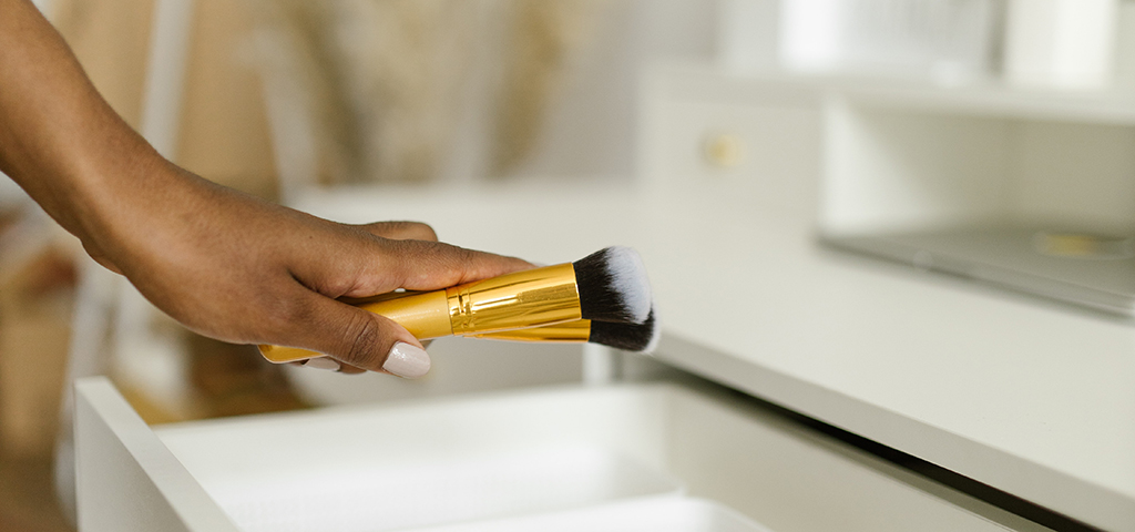 Reinigen make-up penselen