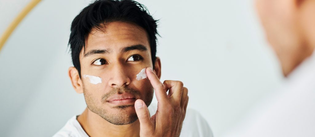 skincare routine de nuit pour hommes