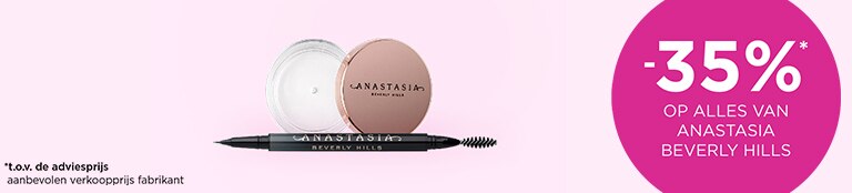 -35%* op alle Anastasia Beverly Hills -35%* op alle Anastasia Beverly Hills