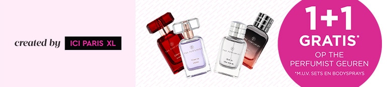 1+1 gratis op de Perfumist geuren* 1+1 gratis op de Perfumist geuren*