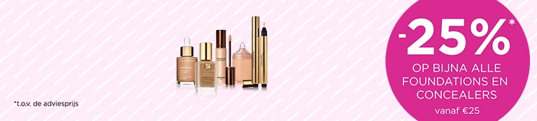 -25%* op bijna alle dag- en nachtcrèmes vanaf €25			 -25%* op bijna alle dag- en nachtcrèmes vanaf €25