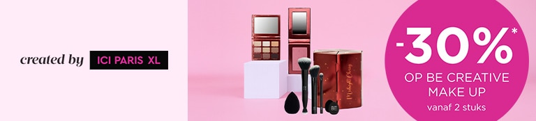 -30%* op alle BE Creative Make Up vanaf 2 stuks -30%* op alle BE Creative Make Up vanaf 2 stuks