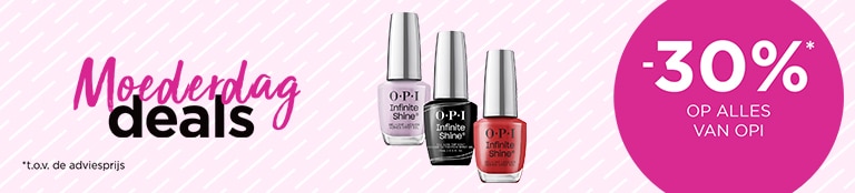 -30%* op alles van OPI -30%* op alles van OPI
