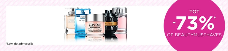 Tot -73%* op Beautymusthaves Tot -73%* op Beautymusthaves