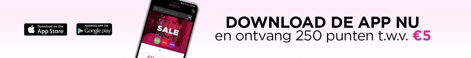 Download de app nu en ontvang 250 punten ten wille van 5 euro. Download de app nu en ontvang 250 punten ten wille van 5 euro.