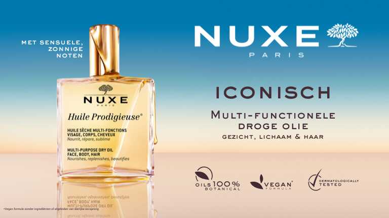 Nuxe droge olie voor gezicht lichaam en haar Nuxe droge olie voor gezicht lichaam en haar