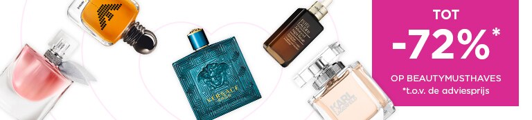 Tot -72%* op beautymusthaves Tot -72%* op beautymusthaves