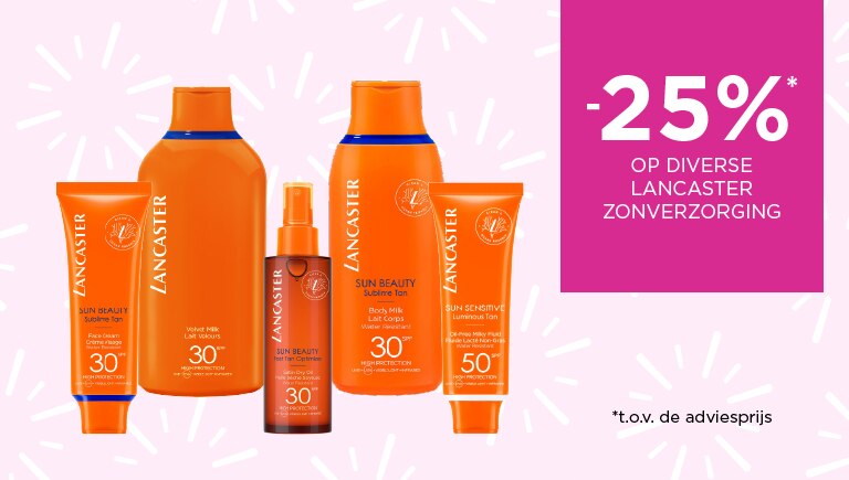 Diverse Lancaster zonverzorging -25%* Diverse Lancaster zonverzorging -25%*