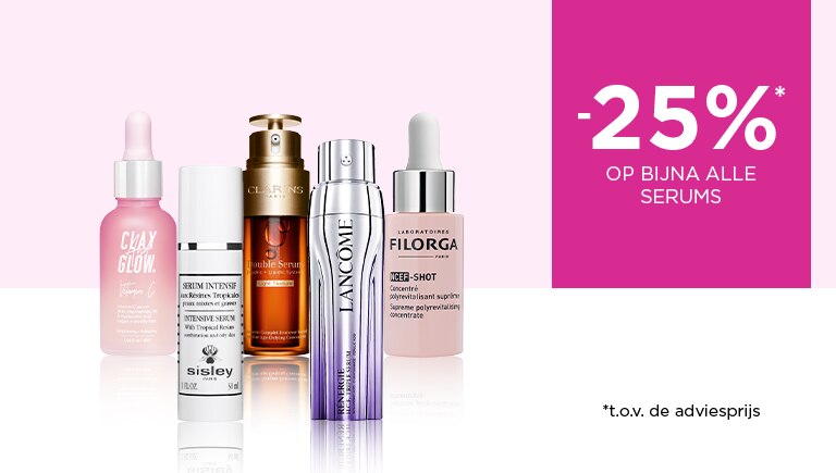 Bijna alle serums -25%* Bijna alle serums -25%*