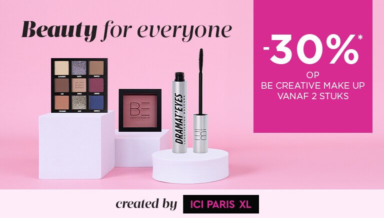 BE Creative Make Up -30%* vanaf 2 stuks BE Creative Make Up -30%* vanaf 2 stuks