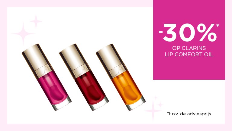 Clarins lip comfort oil -30%* Clarins lip comfort oil -30%*