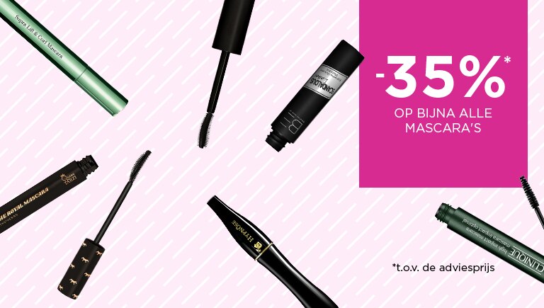 Bijna alle mascara's -35%* Bijna alle mascara's -35%*