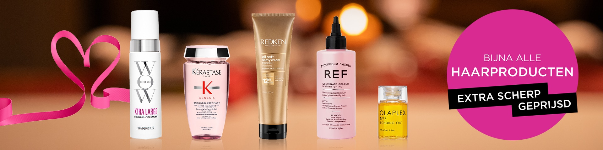 Bijna alle haarproducten extra scherp geprijsd Bijna alle haarproducten extra scherp geprijsd