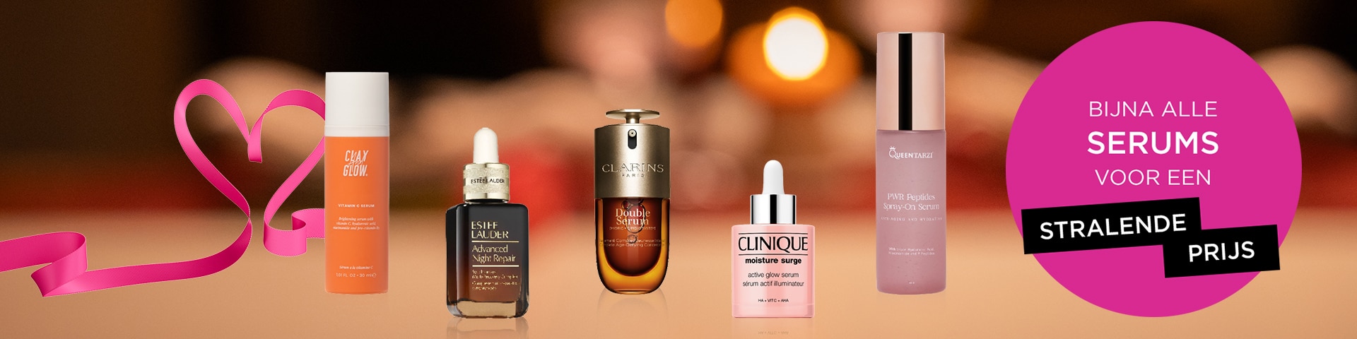 Bijna alle serums voor een stralende prijs Bijna alle serums voor een stralende prijs