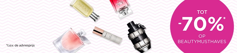 Bespaar tot -70%* op Beautymusthaves Bespaar tot -70%* op Beautymusthaves