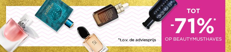Tot -71%* op beautymusthaves Tot -71%* op beautymusthaves