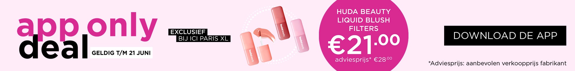 APP ONLY DEAL: HUDA BEAUTY LIQUID BLUSH FILTERS APP ONLY DEAL: HUDA BEAUTY LIQUID BLUSH FILTERS