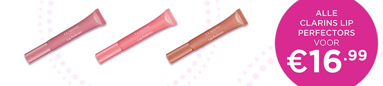 Alle Clarins lip perfectors voor €16.99 Alle Clarins lip perfectors voor €16.99