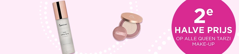2e halve prijs op alle Queen Tarzi Make-up 2e halve prijs op alle Queen Tarzi Make-up