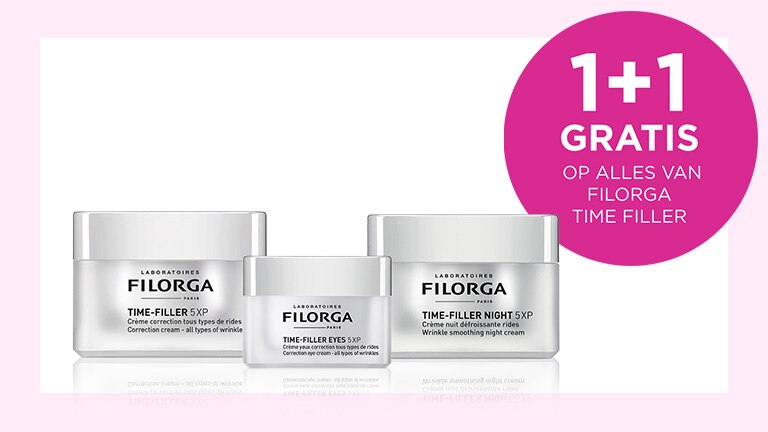 1+1 GRATIS op alles van Filorga Time Filler