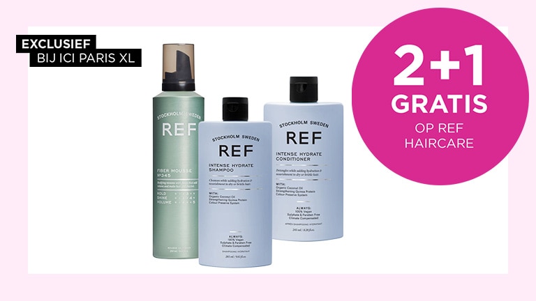 2+1 gratis op REF Haircare