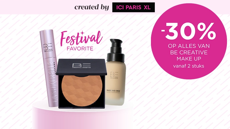 -30% op BE CREATIVE MAKE UP vanaf 2 stuks