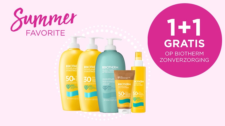 1+1 gratis op Biotherm zonverzorging