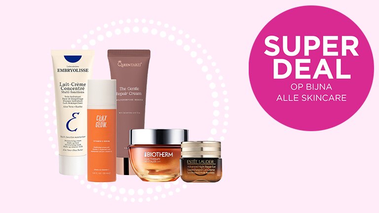 SUPER DEAL op bijna alle skincare