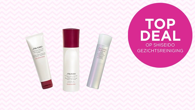 TOP DEAL op Shiseido gezichtsreiniging