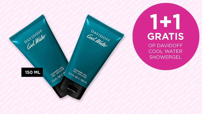 Davidoff Cool Water Showergel 1+1 gratis