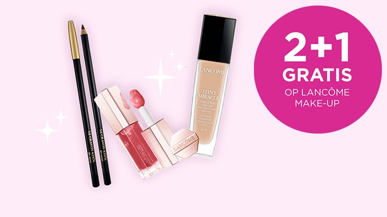 2+1 gratis op Lancôme make-up