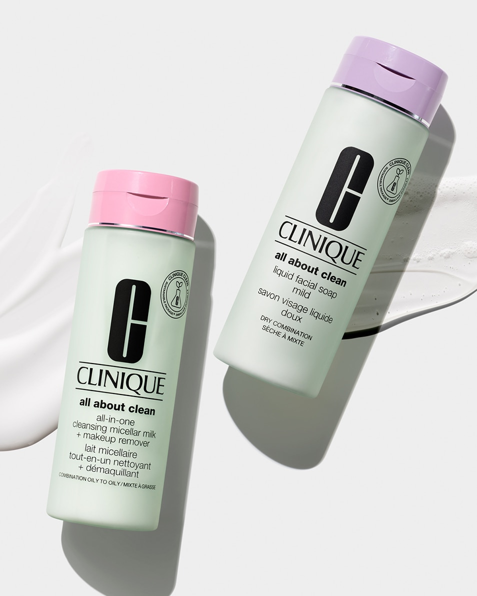 CLINIQUE All About Clean™ All-in-One Cleansing Micellar Milk + Makeup Remover MICELLAIRE GEZICHTSREINIGER & MAKE-UP REMOVER - ZEER DROGE TOT GEMENGDE HUID 200 ML 3