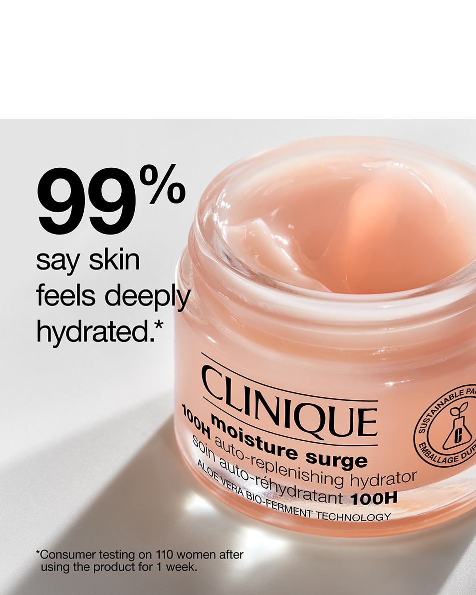 CLINIQUE MOISTURE SURGE™ 100H AUTO-REPLENISHING HYDRATOR JUMBO HYDRATERENDE DAG- & NACHTCREME - VERFRISSEND & MET ALOE VERA 125 ML