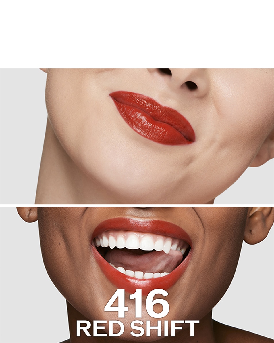 SHISEIDO LIPSTICK Technosatin Gel Lipstick Red Shift 416 3