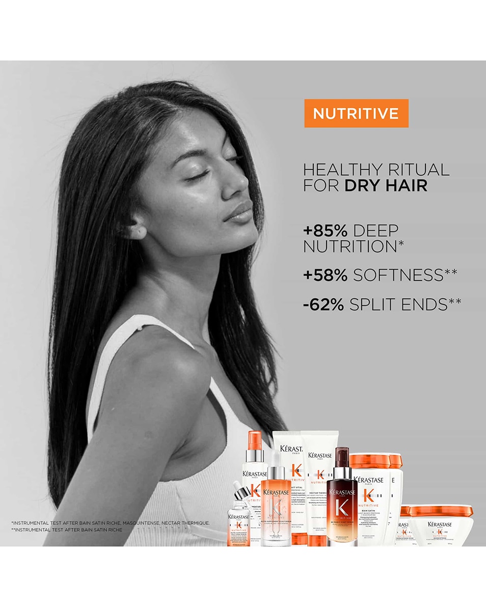 KÉRASTASE NUTRITIVE NUTRI-SUPPLEMENT SPLIT ENDS SERUM VOEDEND SEALENDE HAARSERUM VOOR DROGE GESPLETEN PUNTEN 50 ML 3