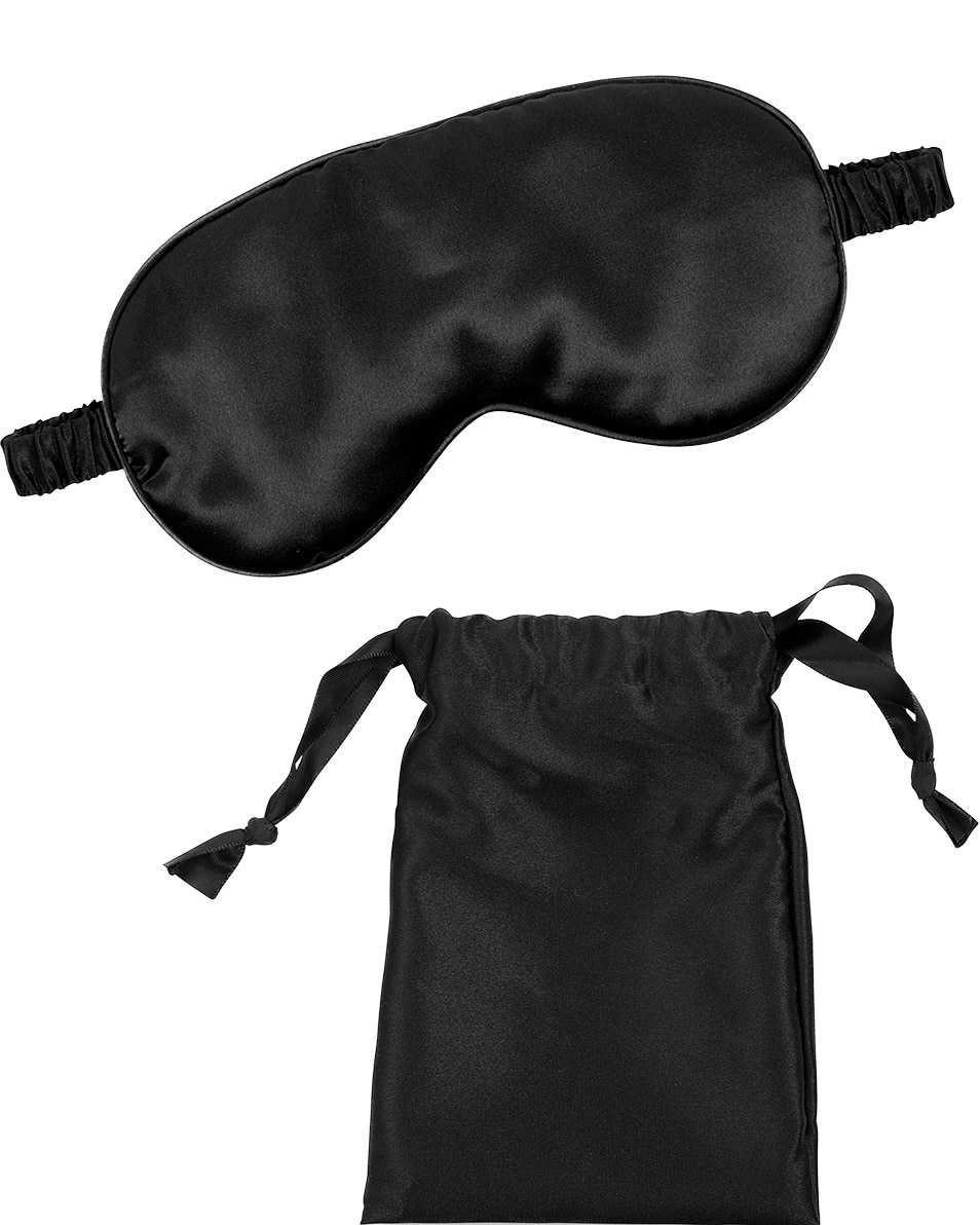 SATIN BEAUTY COLLECTION SATIN BEAUTY COLLECTION SATIJNEN SLAAPMASKER Black 3
