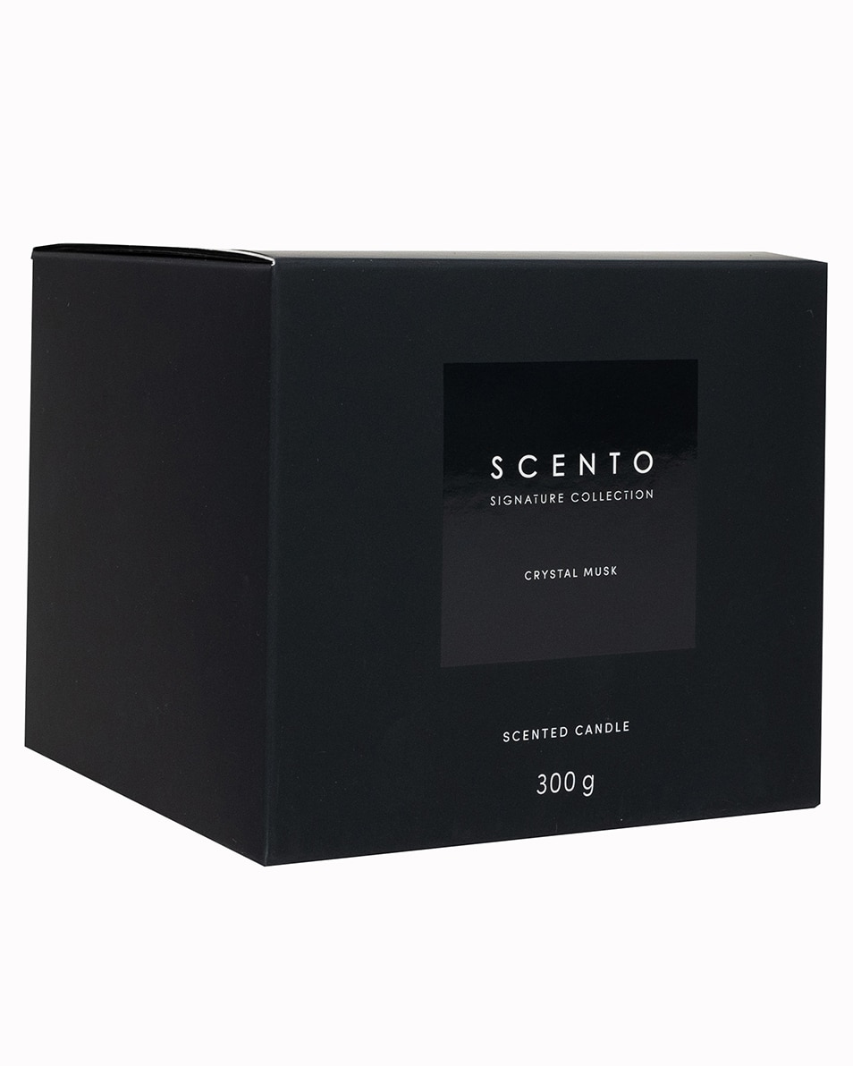 SCENTO SIGNATURE COLLECTION CRYSTAL MUSK KLEINE KAARS 300 G 3