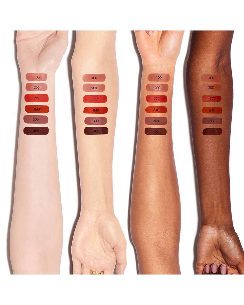 DIOR Rouge Dior Lipstick - comfort en langhoudend VELVET - 100 NUDE LOOK 3