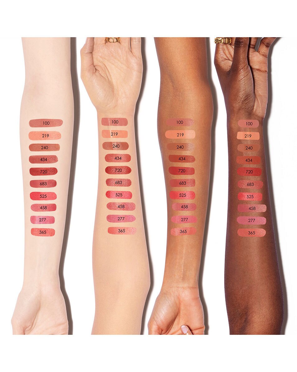 DIOR Rouge Dior Lipstick - comfort en langhoudend SATIN - 100 NUDE LOOK 3