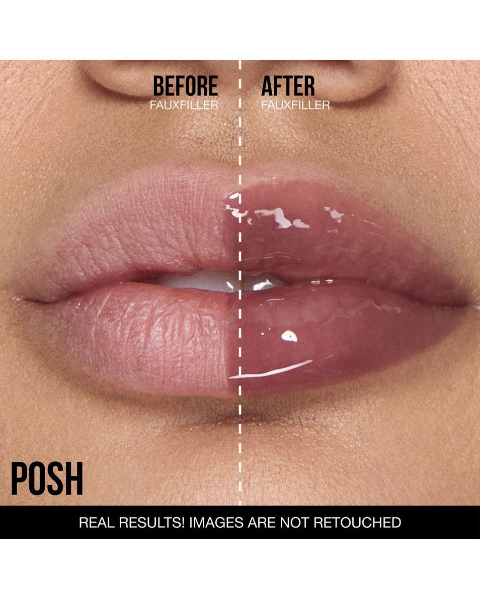 HUDA BEAUTY FAUX FILLER EXTRA SHINE LIP GLOSS POSH 3