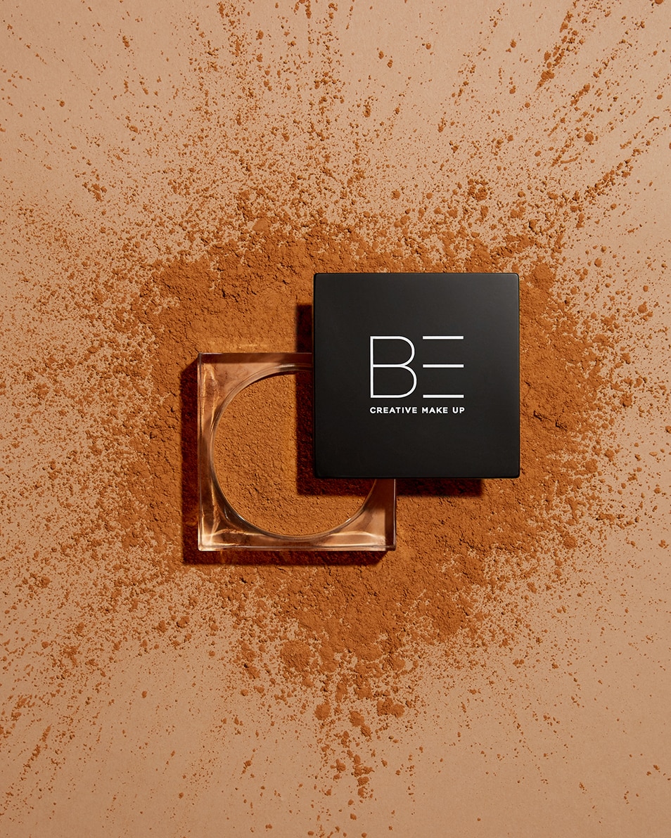 BE Creative Make Up SATIN SILK Loose setting en baking poeder TAN 3