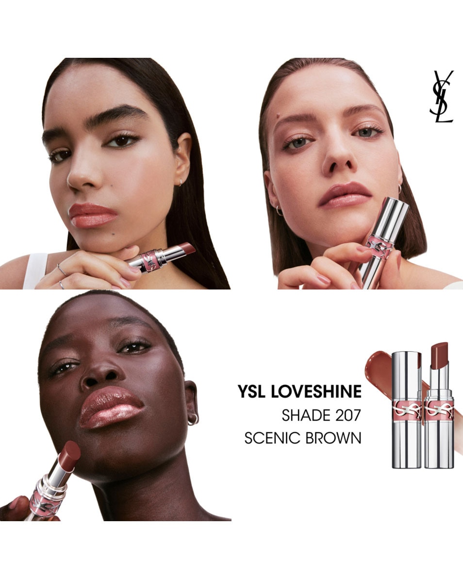 YVES SAINT LAURENT Ysl Loveshine Glanzende En Verzorgende Lippenstift - 207 207 SCENIC BROWN 3