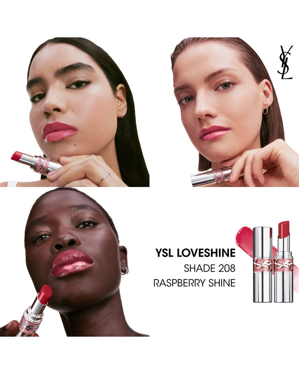 YVES SAINT LAURENT Ysl Loveshine Glanzende En Verzorgende Lippenstift - 208 208 RASPBERRY SHINE 3