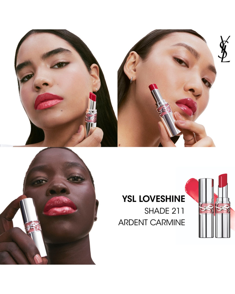 YVES SAINT LAURENT Ysl Loveshine Glanzende En Verzorgende Lippenstift - 211 211 ARDENT CARMINE 3