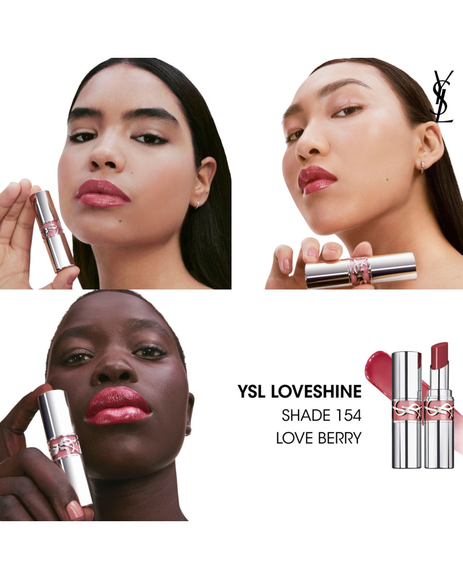 YVES SAINT LAURENT Ysl Loveshine Glanzende En Verzorgende Lippenstift - 154 154 LOVE BERRY 3