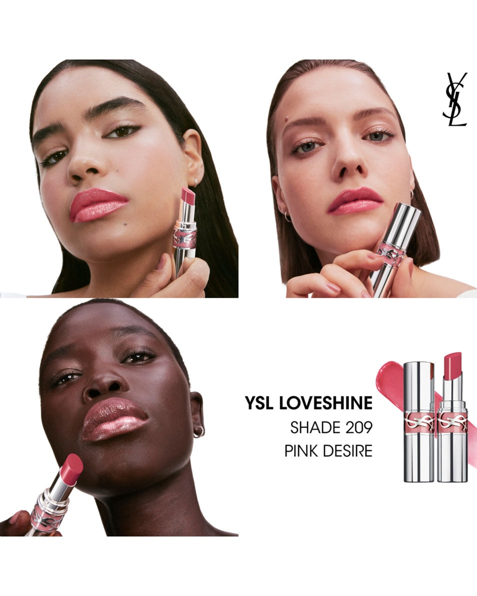 YVES SAINT LAURENT Ysl Loveshine Glanzende En Verzorgende Lippenstift - 209 209 PINK DESIRE 3