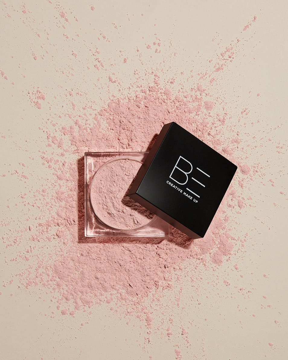 BE Creative Make Up SATIN SILK Loose setting en baking poeder PINK 3