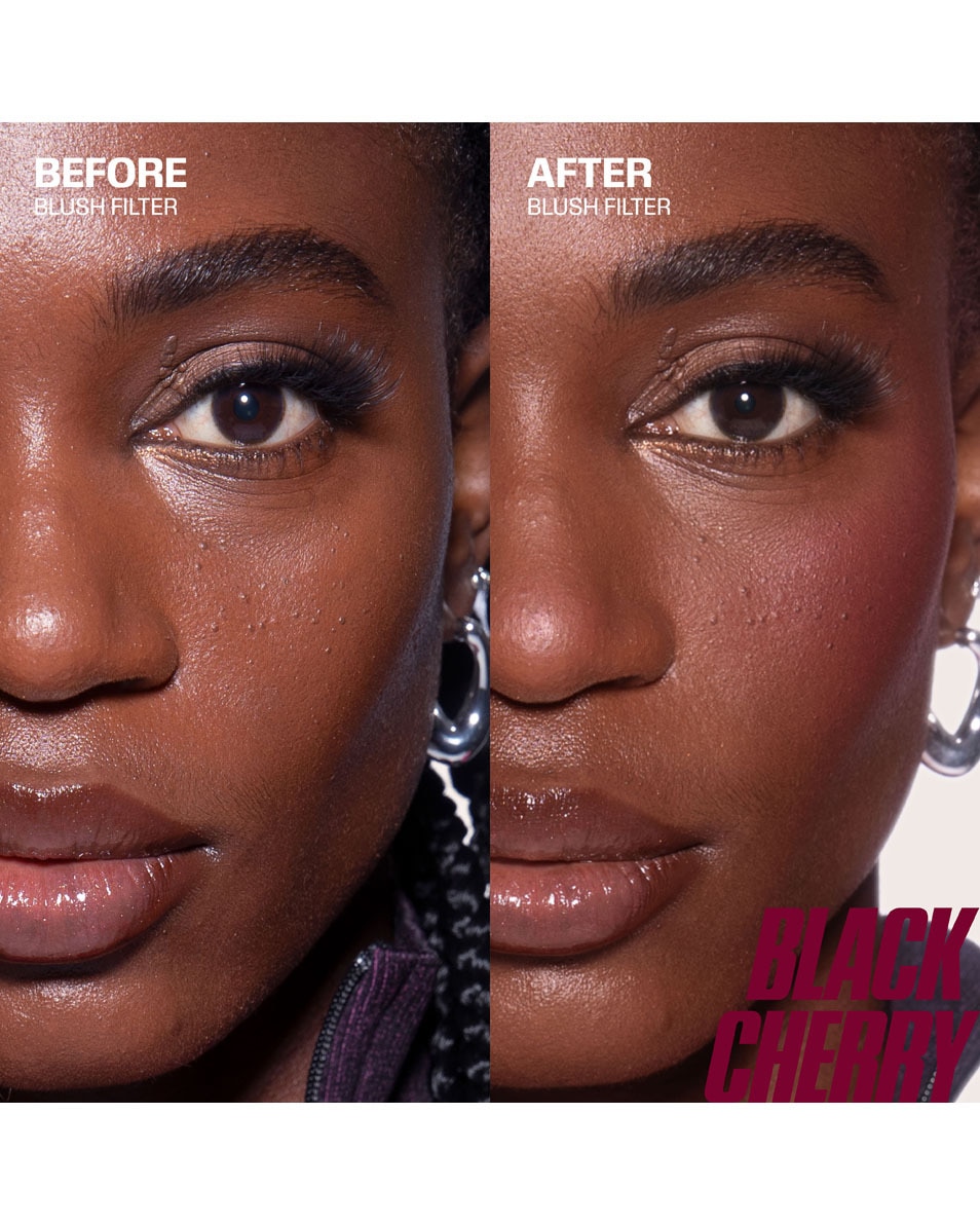 HUDA BEAUTY BLUSH FILTER LIQUID BLUSH BLACK CHERRY 3