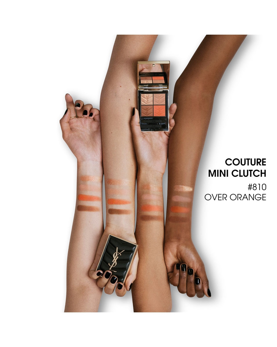 YVES SAINT LAURENT Couture Mini Clutch Oogschaduwpalet Over Orange 3