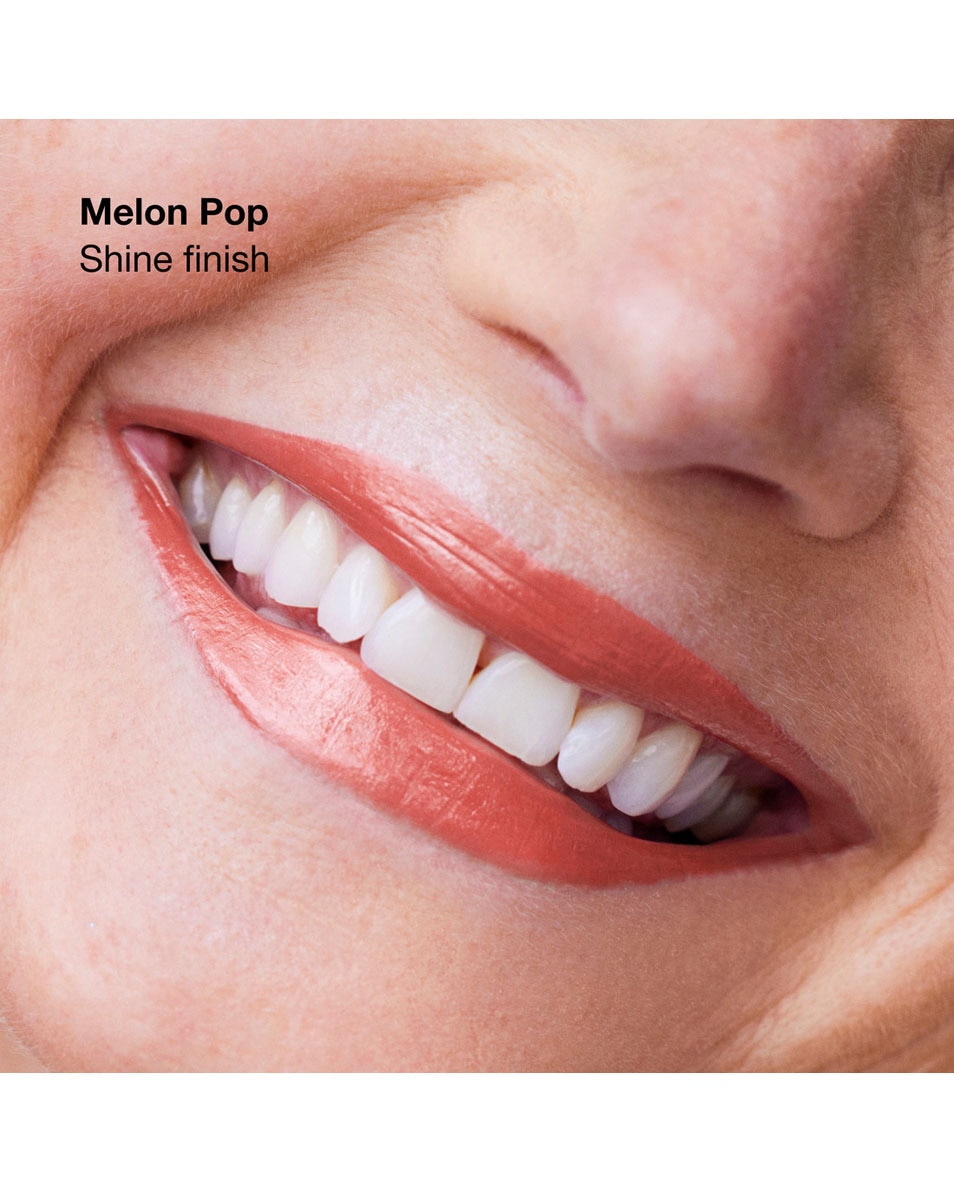 CLINIQUE PopTM Longwear Lipstick Lippenstift - langhoudende kleur, gepigmenteerd & met primer Melon Pop